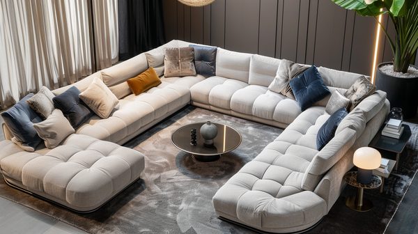 Canapé d'angle : confort et style à prix abordable