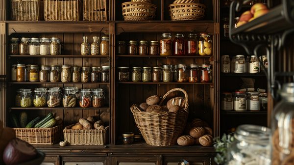 Conservation optimale avec un garde manger en bois