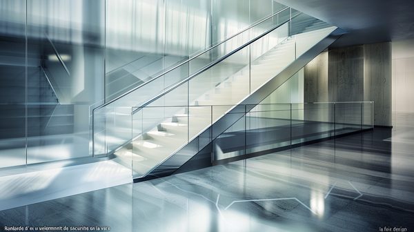 Rambarde d'escalier en verre : un élément de sécurité à la fois design
